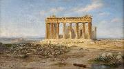 Adolf Bohm Die Akropolis oil on canvas